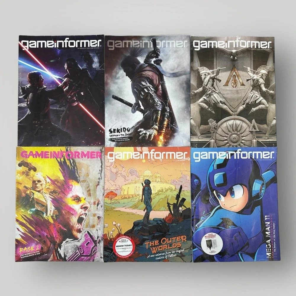 Game Informer Magazine Lot 13 Issues 2014-2019 #251 292 296 297 305-317 Gaming